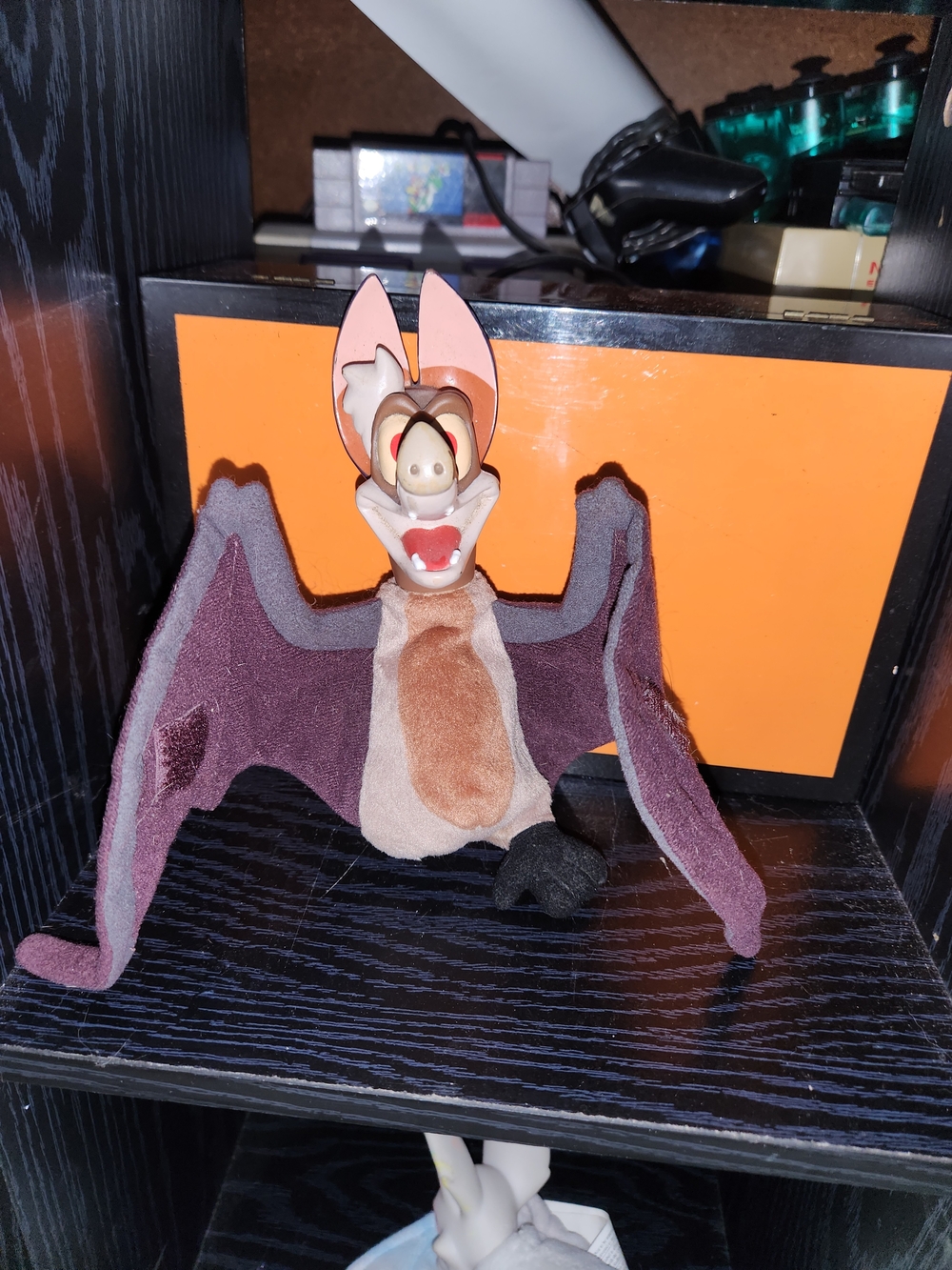 Batty Fern Gully Plush Bat  - Brown & Purple Kids Toy